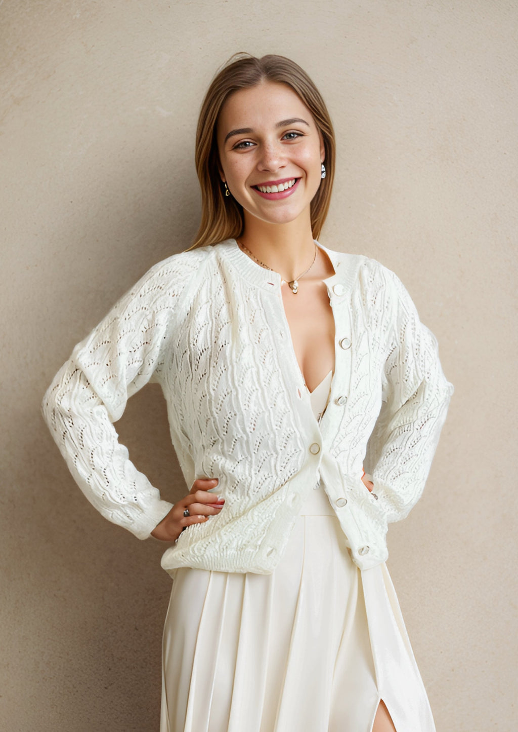 French Style Bridal Ivory Cardigan Sissily Designs