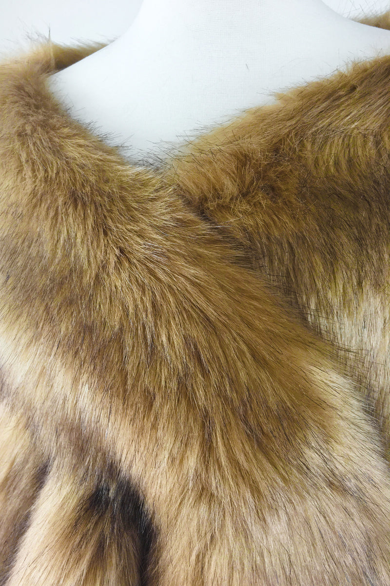 Brown Fur Shawl (Lilian LBrw03)