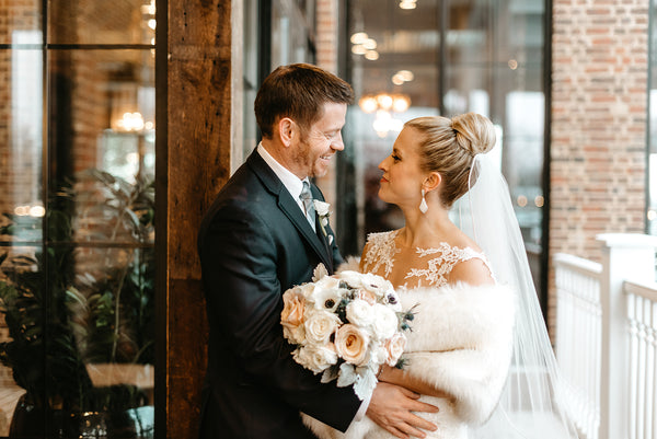 Amber + Mike = Meant to Be! - A Flawless February Wedding