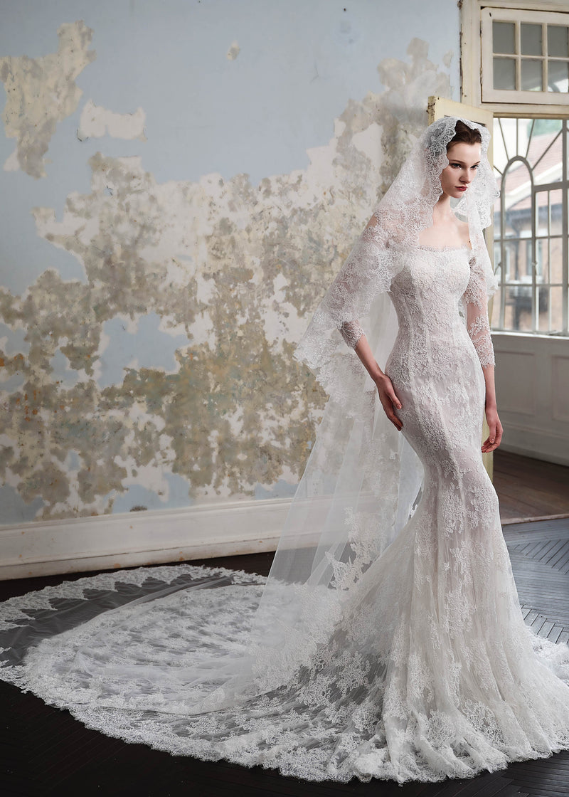 Luxury Lace Wedding Dress - Aurora (CS202432)
