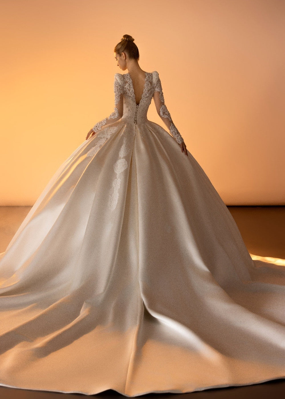 スーツ・フォーマル・ドレス Wedding dress Luxury Satin Wedding Dress - Northern Cedar (CS202407) – Sissily