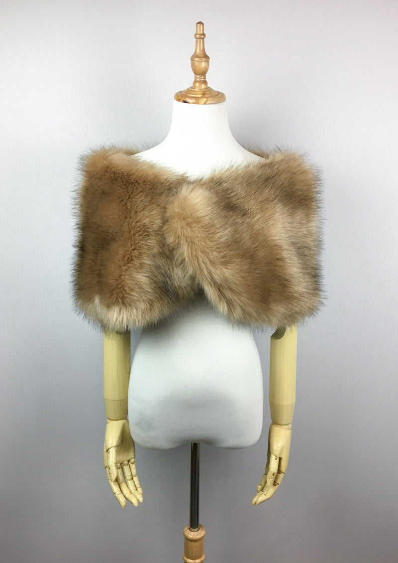 Brown Fur Wrap (Serena Brw03)