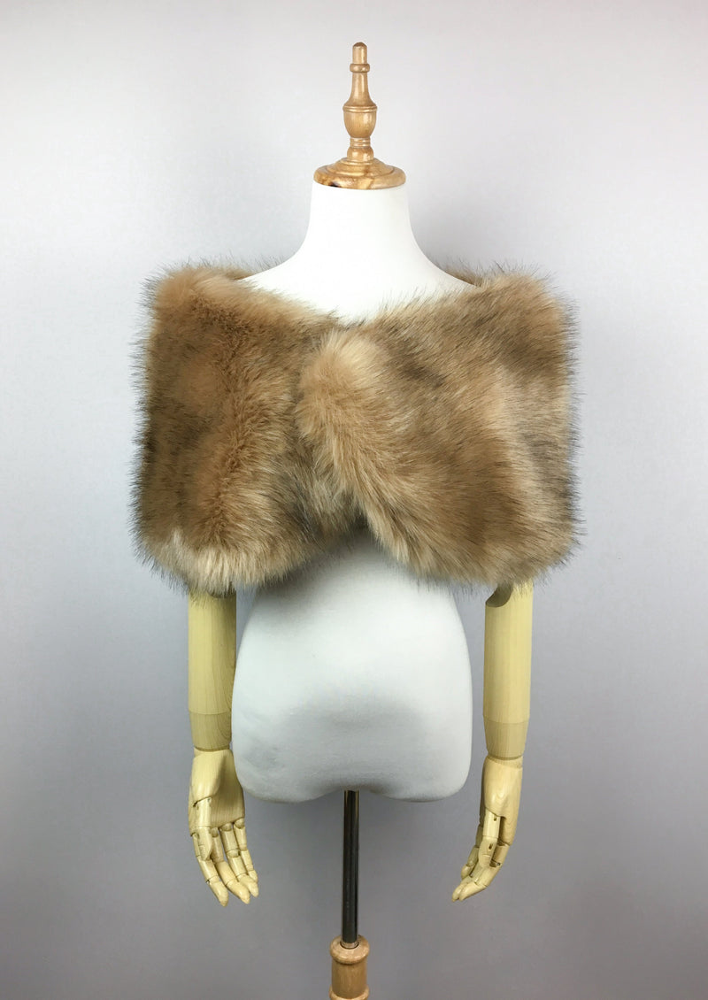 Brown Fur Wrap (Serena Brw03)