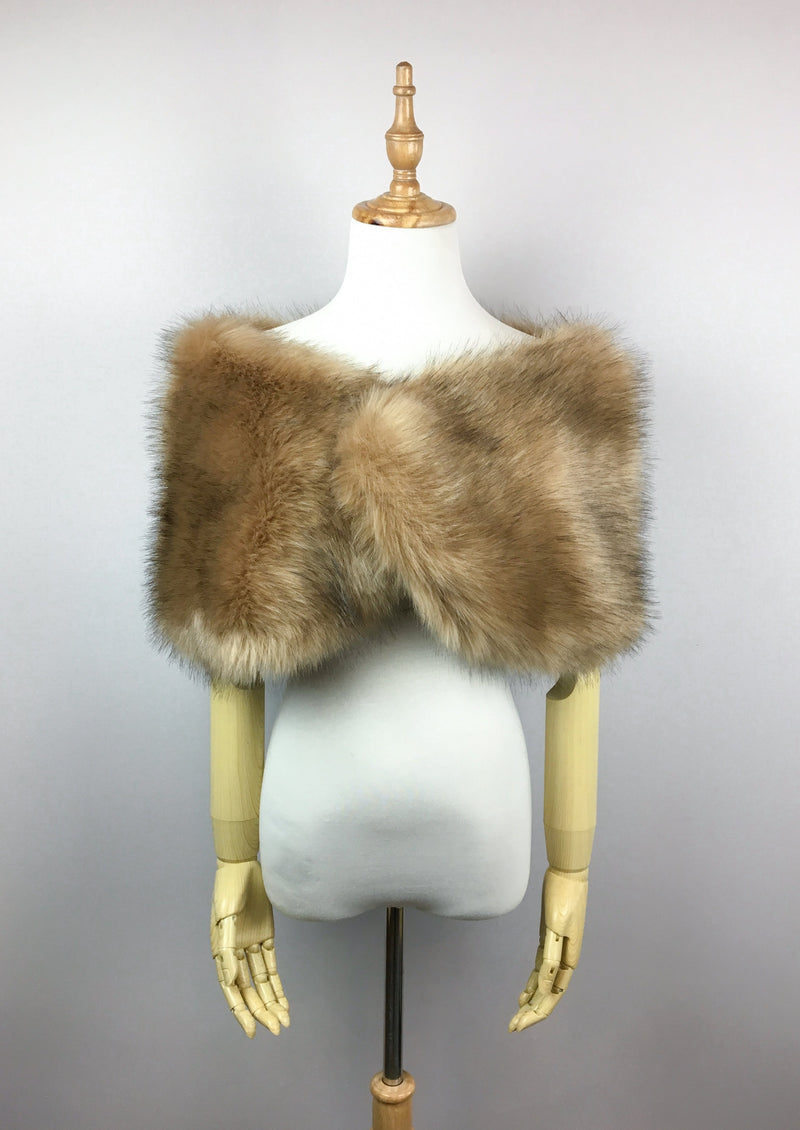 Brown Fur Wrap (Serena Brw03)