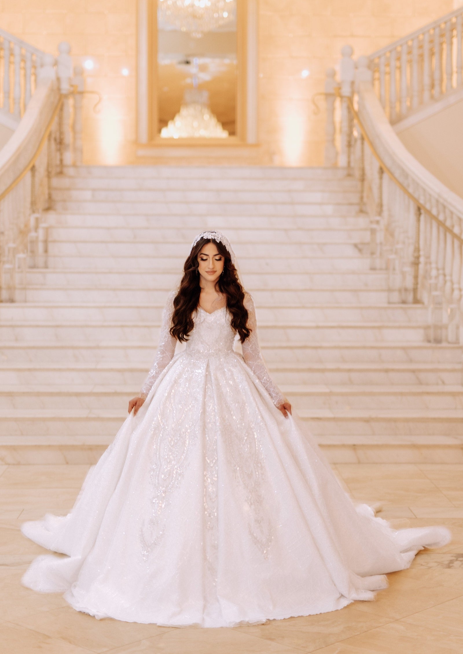 Custom Made Luxury Wedding Pre-Loved Wedding Dress (Amal) Sissily Designs Custom Made Luxury Wedding Pre-Loved Wedding Dress (Amal) Sissily Designs