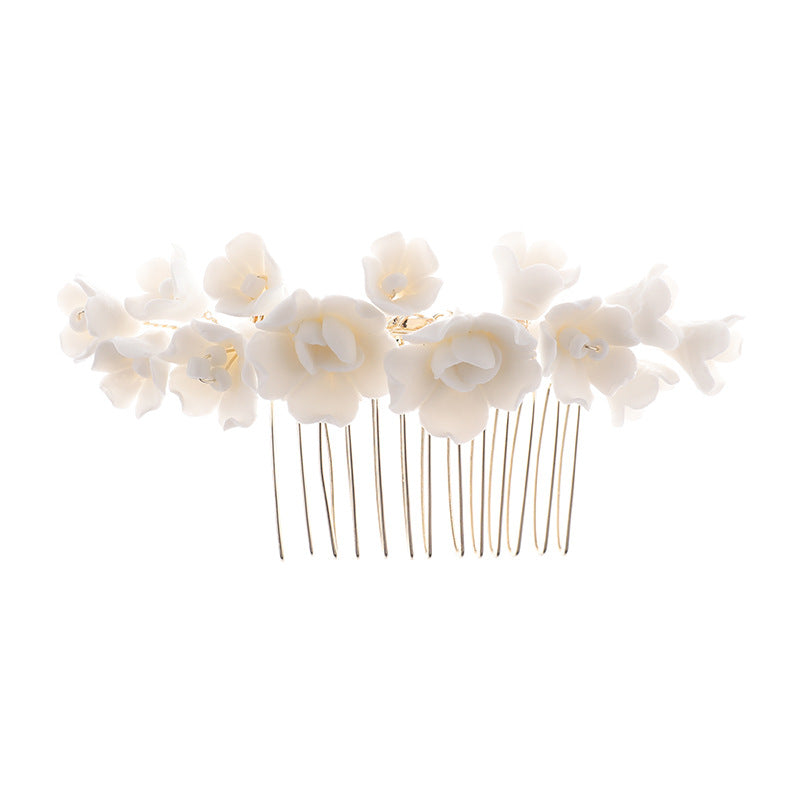 Bridal Gold Hair Comb & Pin (S8504) - Wholesale