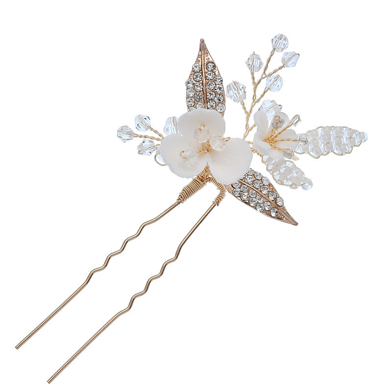 Bride Comb Pin Bridal Gold Hair Comb & Pin (C172) - Wholesale – Sissily Designs