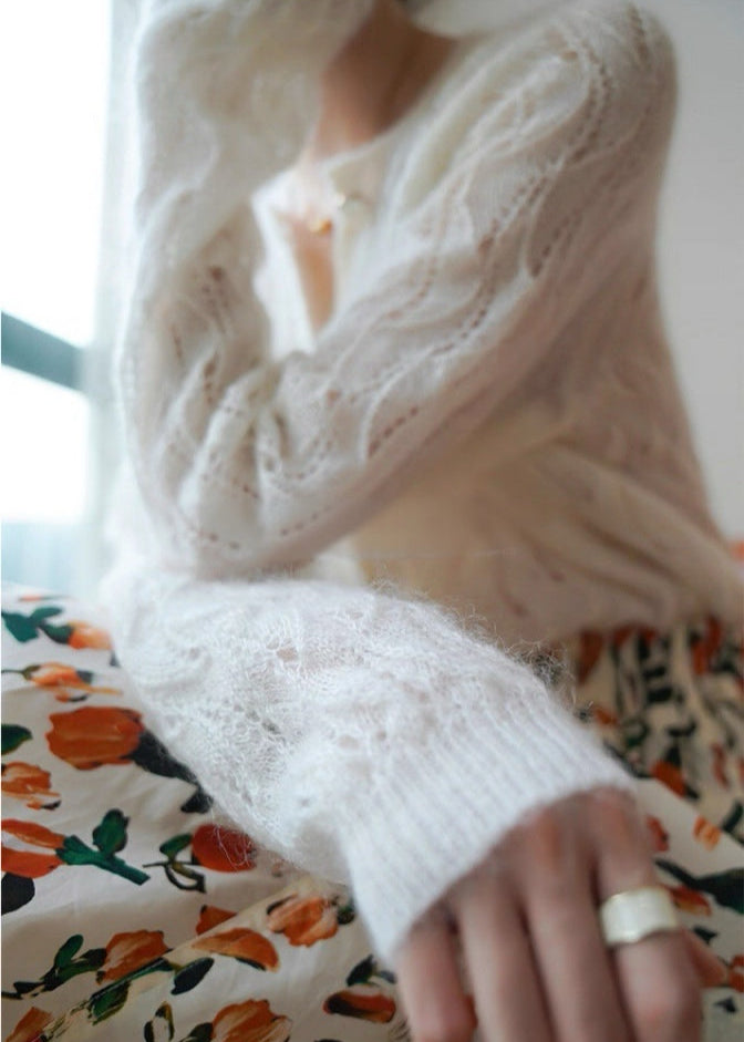 Soft French Style Bridal Ivory Cardigan