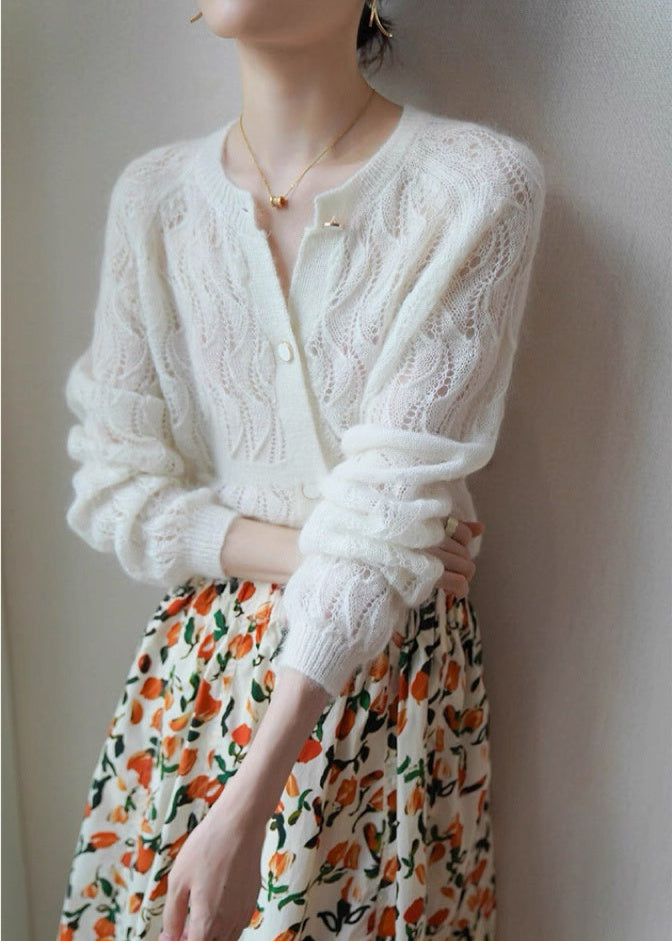 Soft French Style Bridal Ivory Cardigan