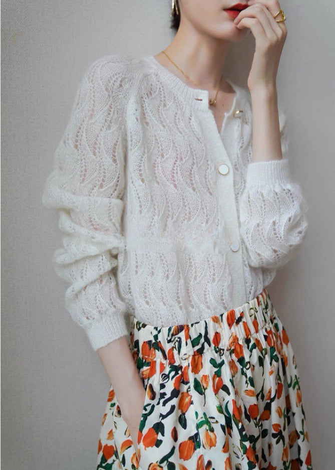Soft French Style Bridal Ivory Cardigan