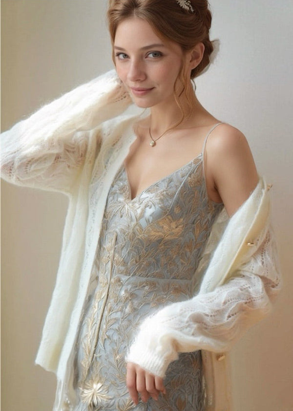 Soft French Style Bridal Ivory Cardigan