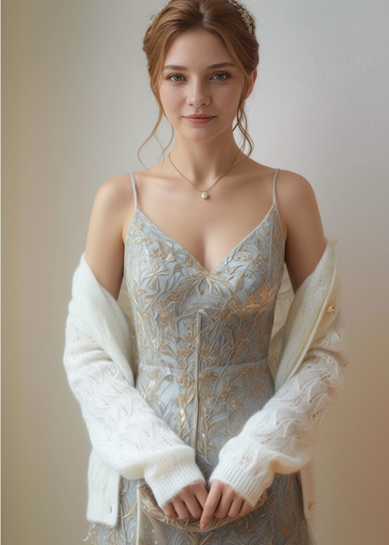 Soft French Style Bridal Ivory Cardigan
