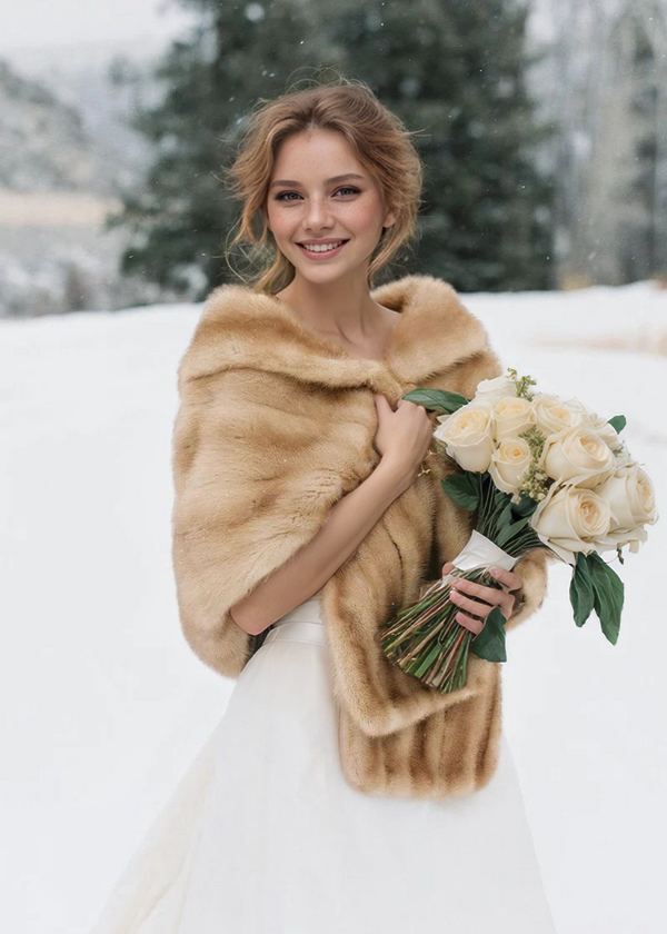 Luxury Real Mink Fur Stole (Mink13)