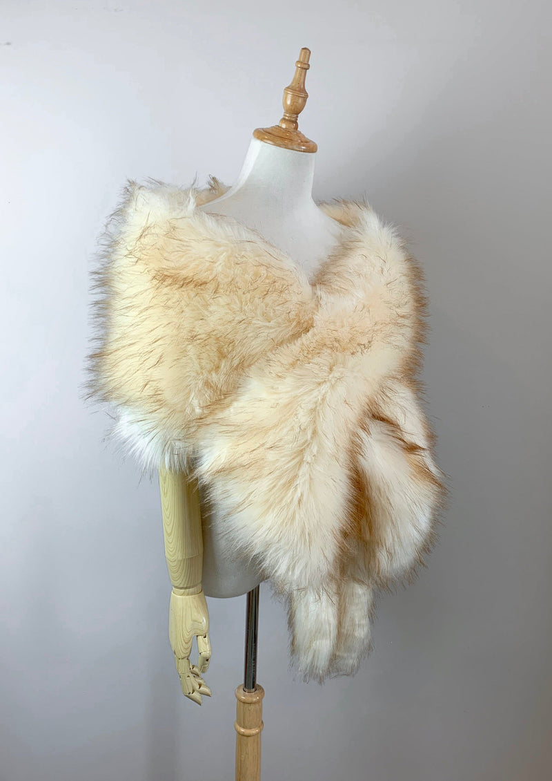 Champagne Fur Shawl (Lilian Cha02)