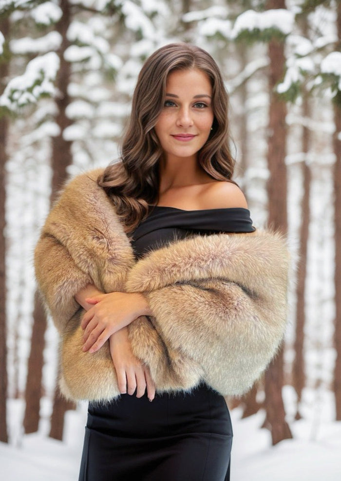 Faux Fur Shawls Sissily Designs