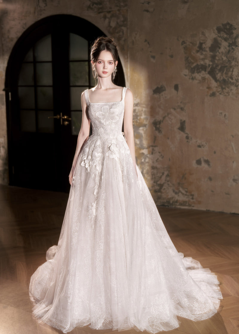 extravagant lace wedding dresses Luxury Lace Long Sleeve Mermaid Form Fitting Wedding Dress with Elegant Train Plus Size Size 10