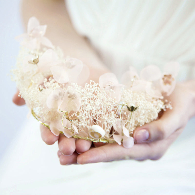 Bridal Hair Flower Wreath