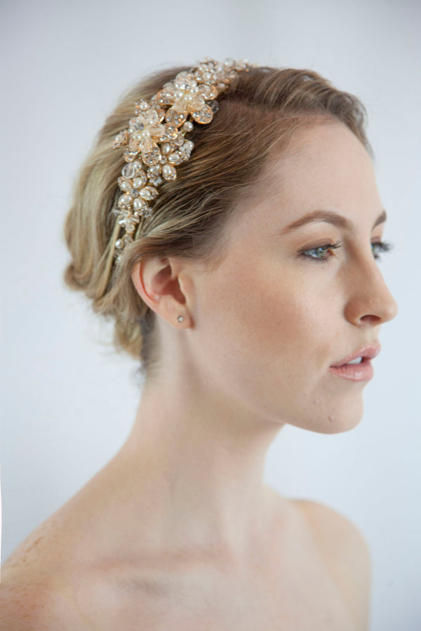 Bridal Gold Tiara