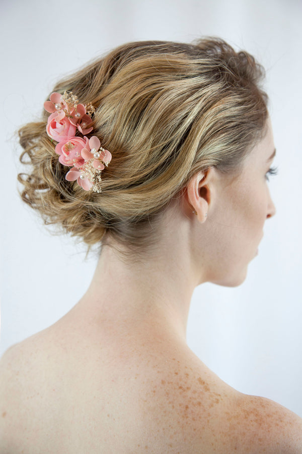 Bridal Flower Hair Pins (A Pair)