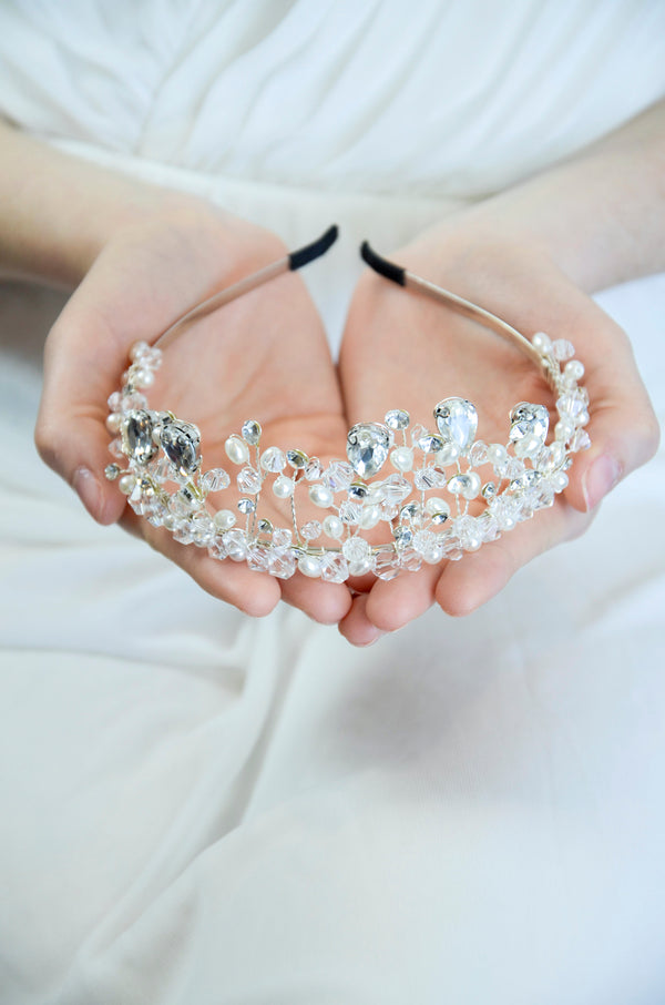 Bridal Silver Tiara