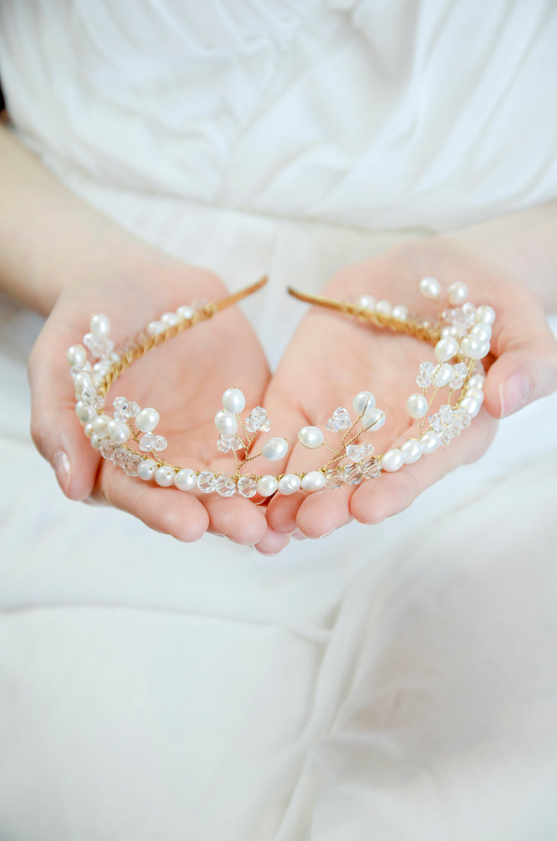 Bridal Pearl Tiara