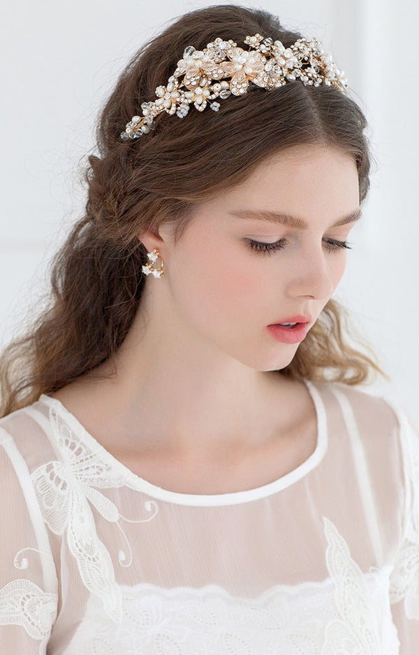 Bridal Gold Tiara