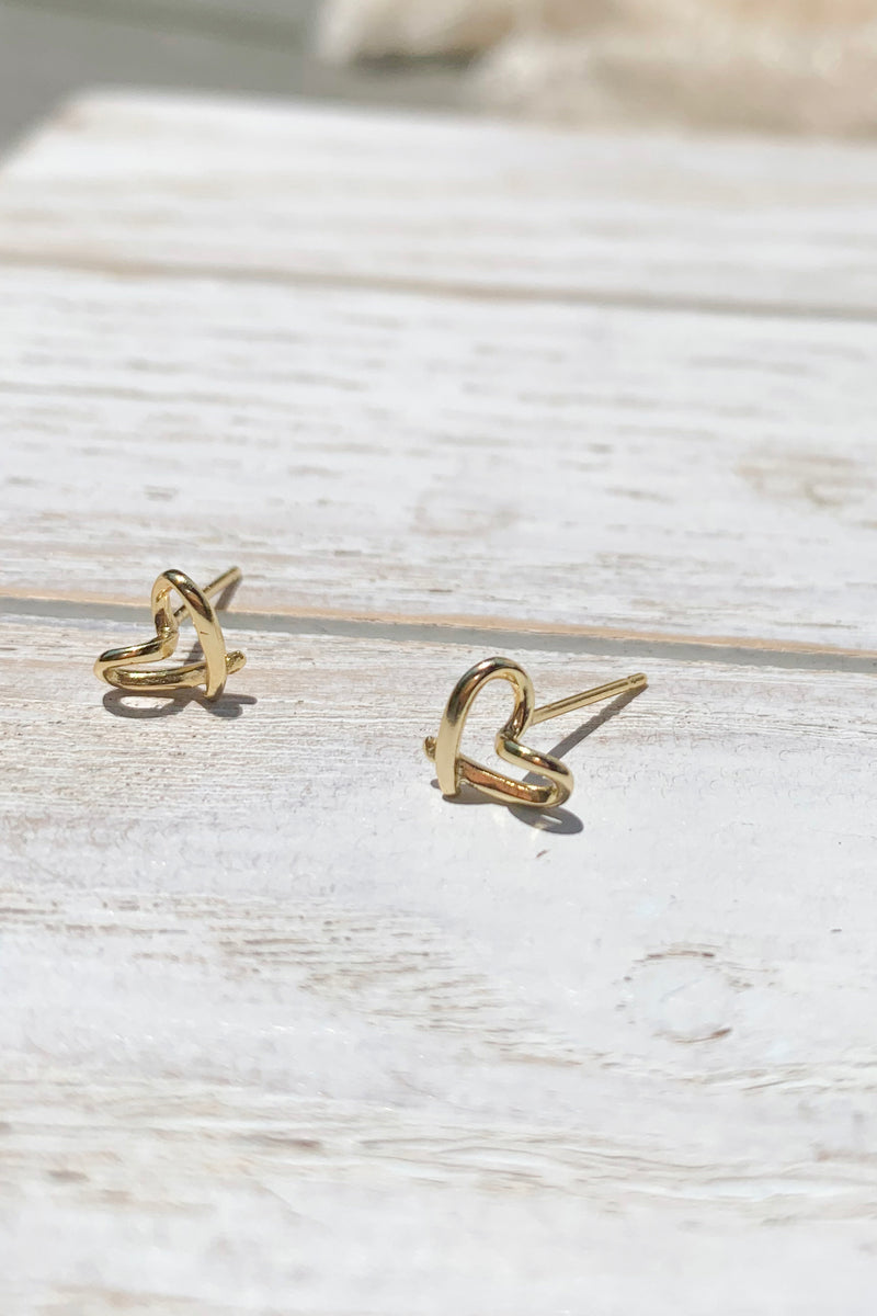 14k gold plated Tiny Earrings / Bridal Party Gifts