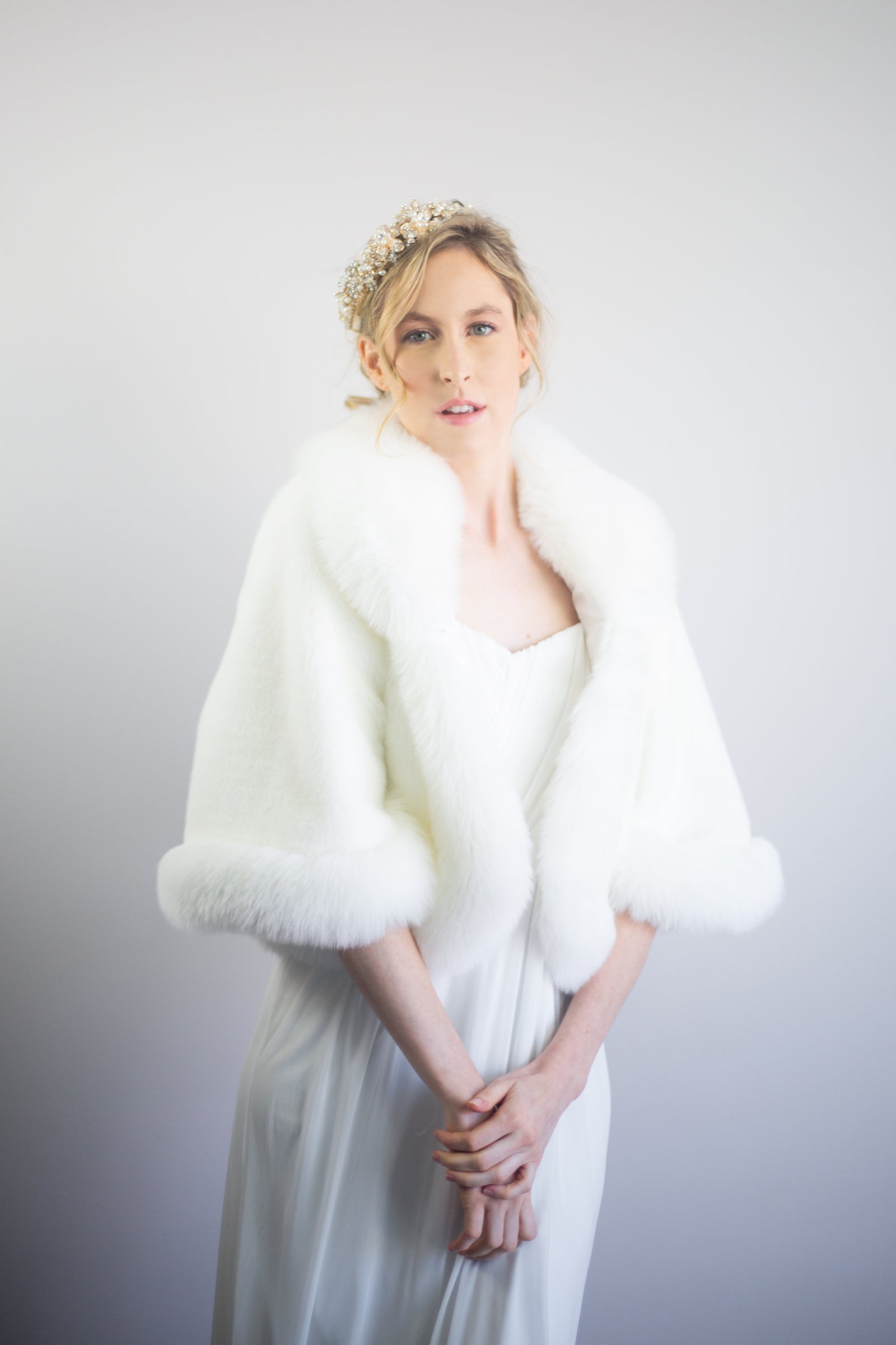 Ivory White Fur Jacket (Chole Wht01) – Sissily Designs 