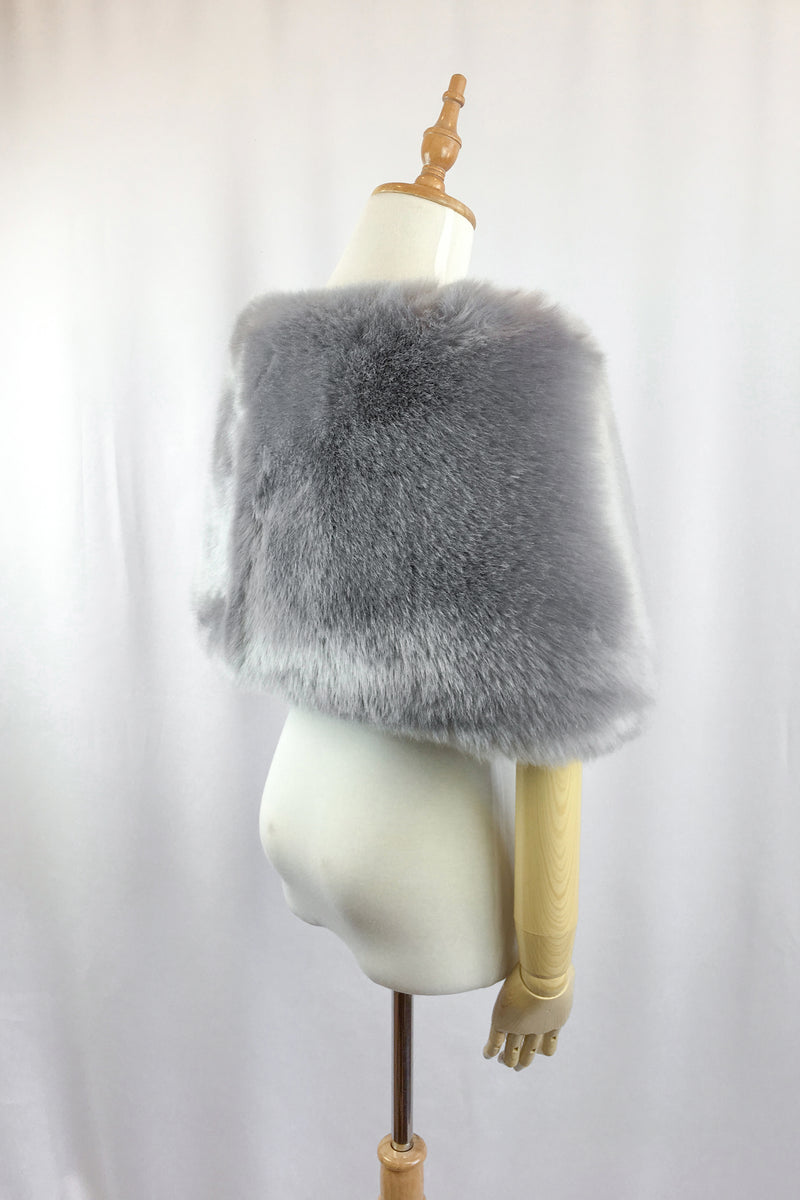 Gray Fur Wrap (Serena Gry01)