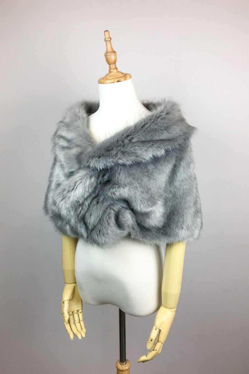 Gray Fur Wrap (Blair Gry04)