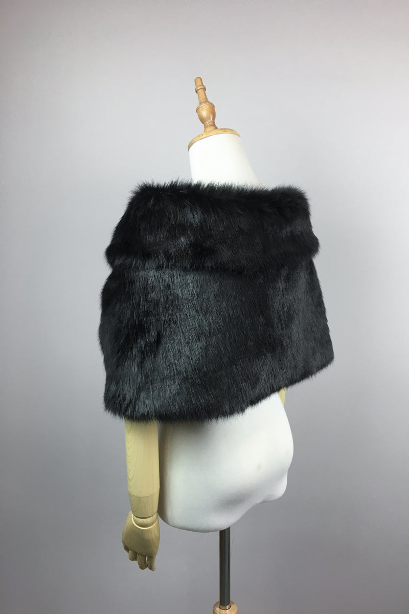 Black Fur Wrap (Blair Blk04)