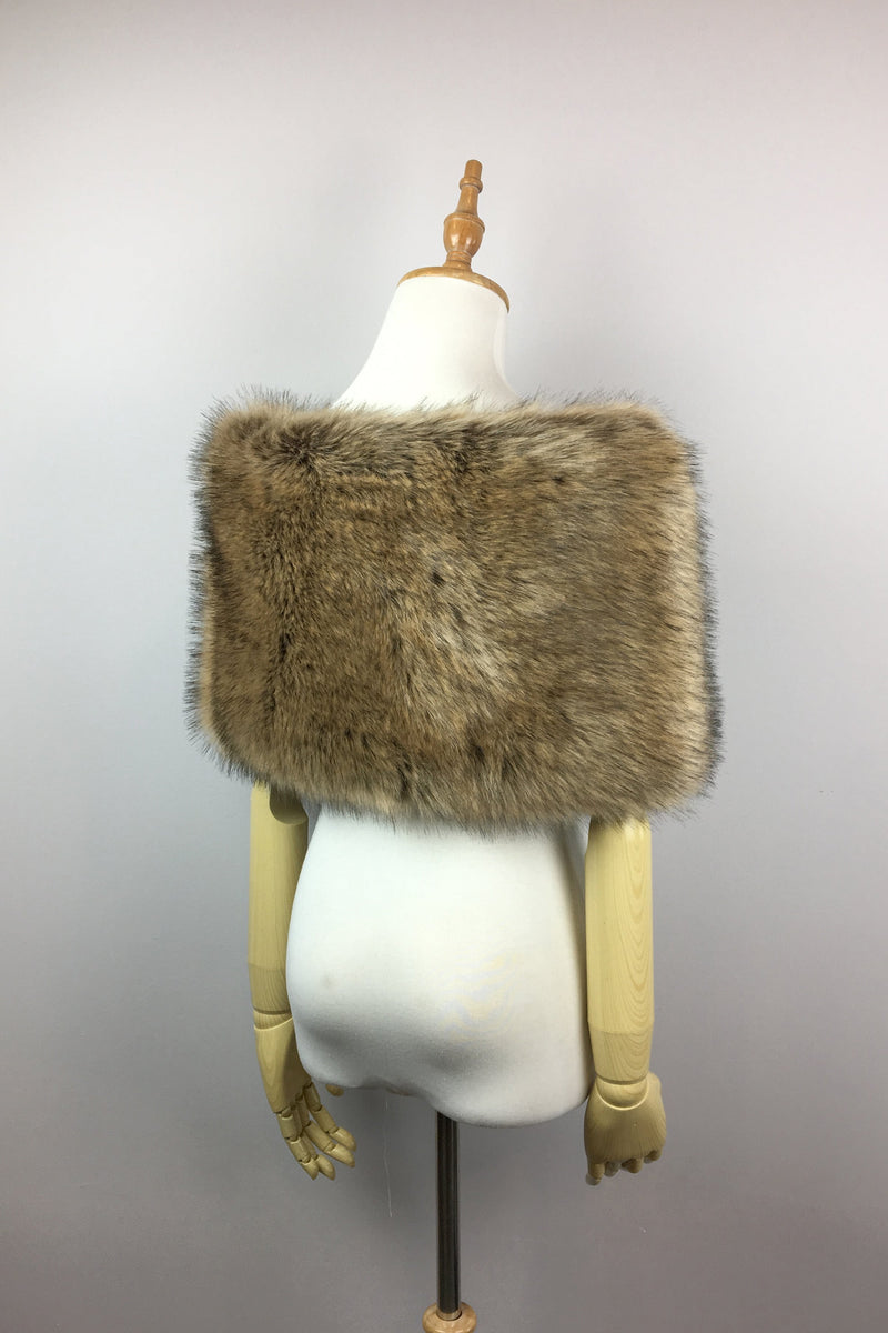 Brown Fur Wrap (Serena Brw03)