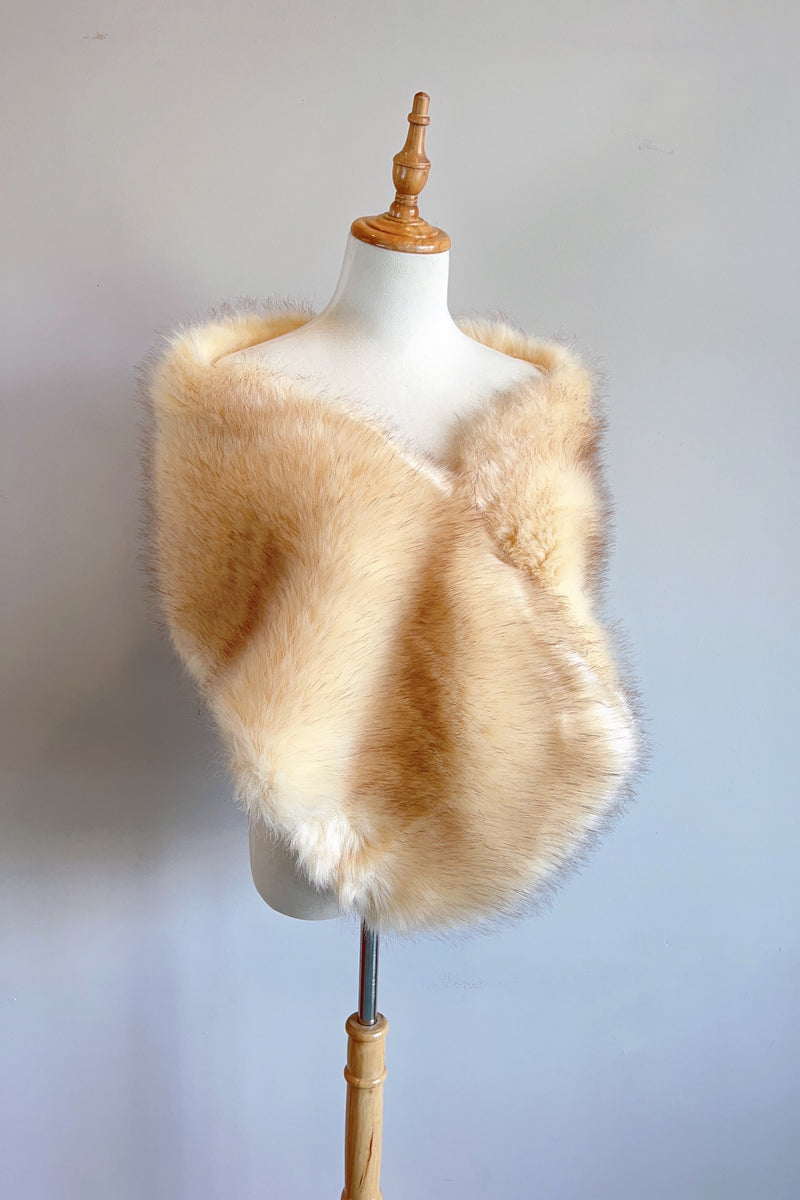 Champagne Fur Shawl (Lilian Cha03)