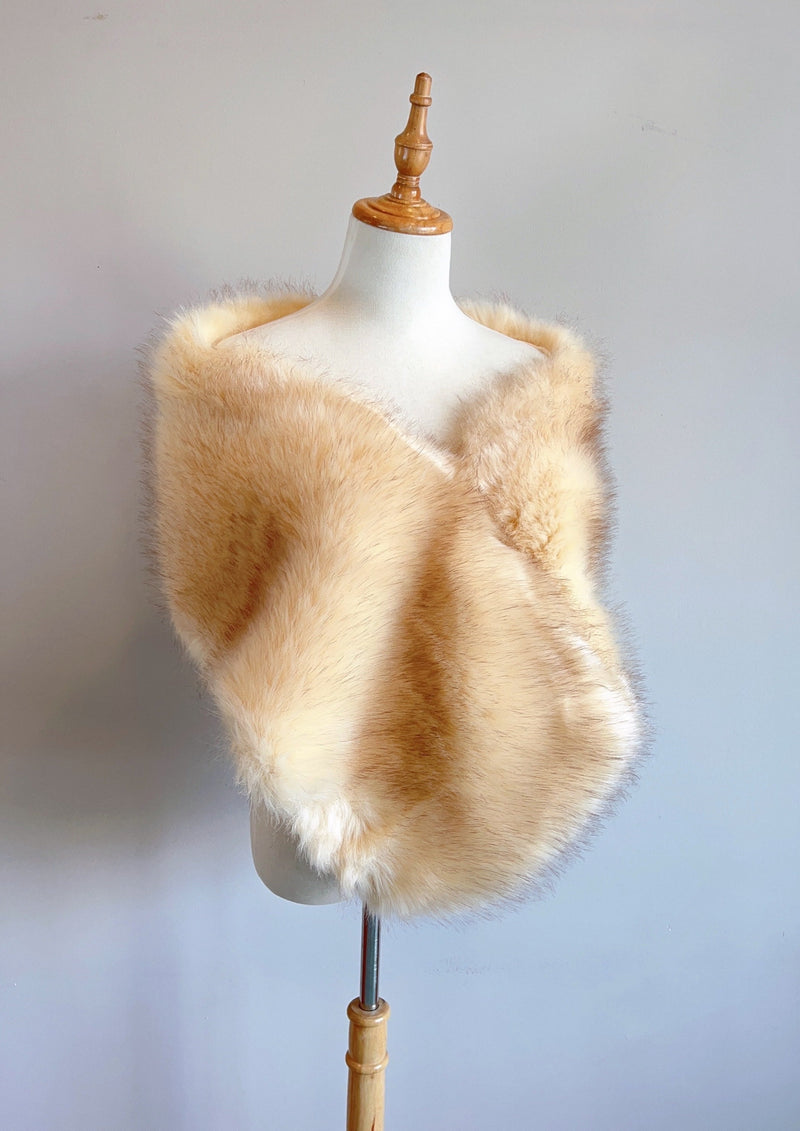 Champagne Fur Shawl (Lilian Cha03)