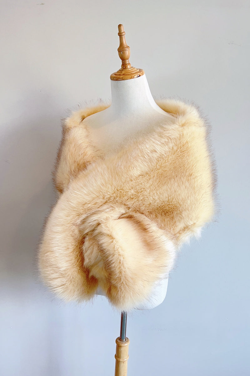 Champagne Fur Shawl (Lilian Cha03)