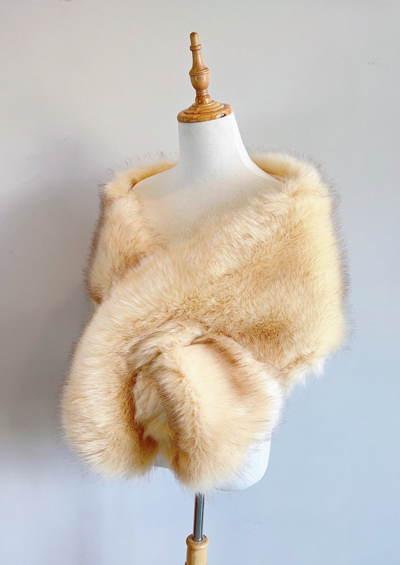 Champagne Fur Shawl (Lilian Cha03)