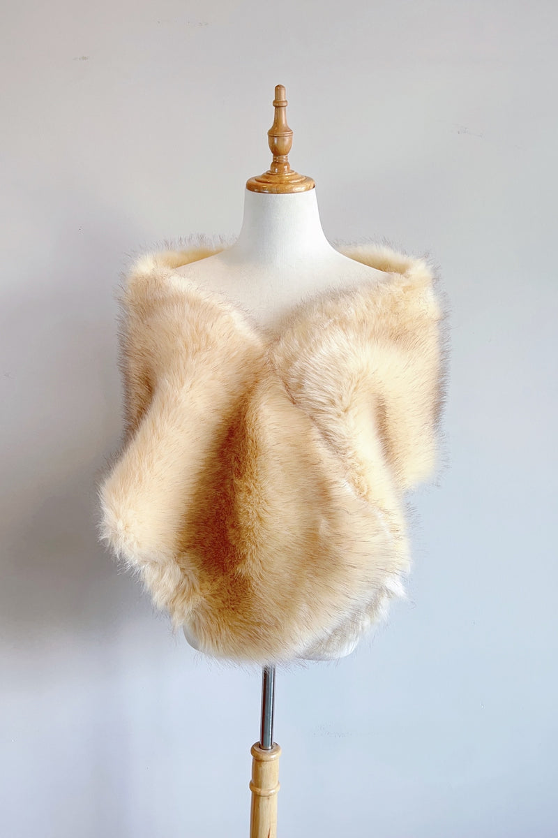 Champagne Fur Shawl (Lilian Cha03)