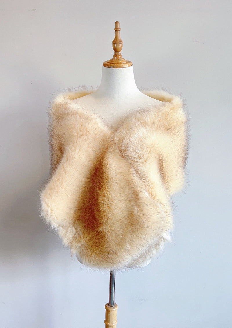 Champagne Fur Shawl (Lilian Cha03)