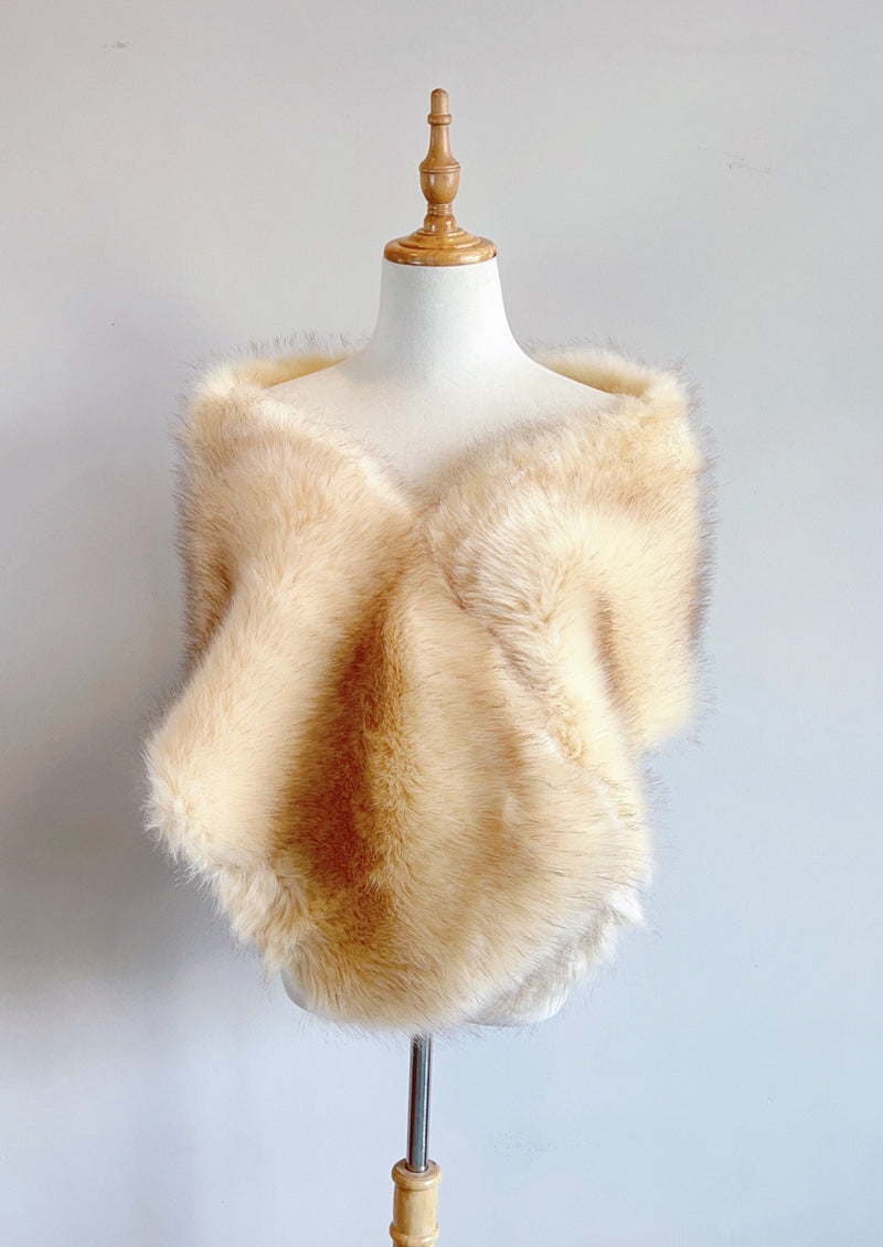 Champagne Fur Shawl (Lilian Cha03)