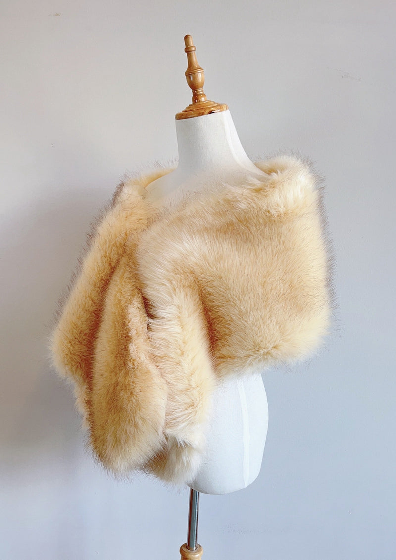 Champagne Fur Shawl (Lilian Cha03)