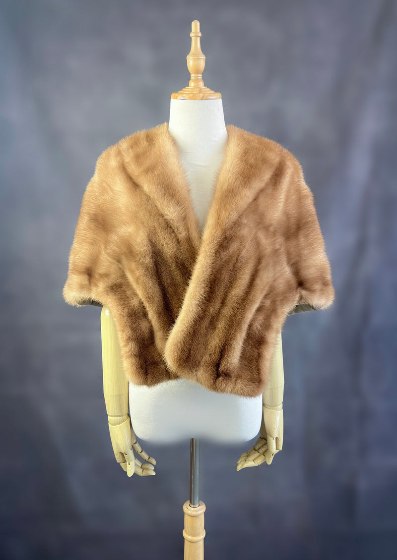 Luxury Real Mink Fur Stole (Mink01)