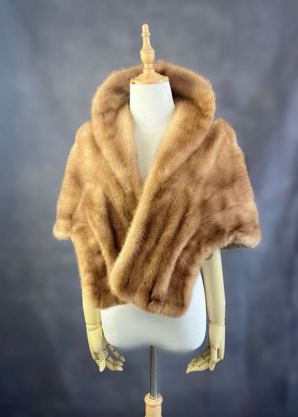 Luxury Real Mink Fur Stole (Mink01)