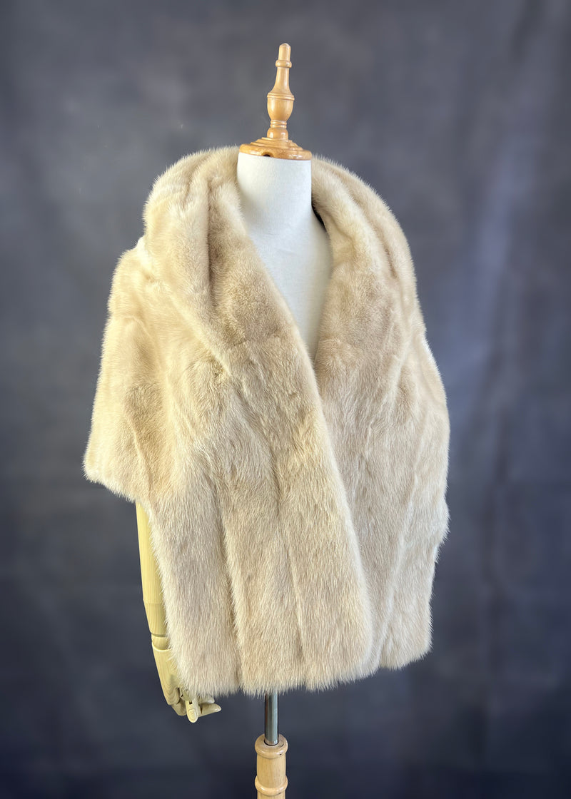 Luxury Real Mink Fur Stole (Mink04)