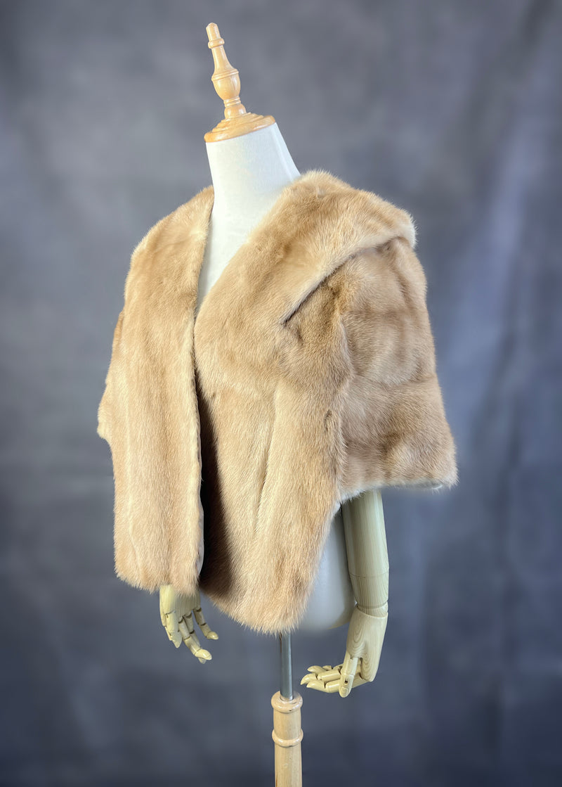 Luxury Real Mink Fur Stole (Mink07)