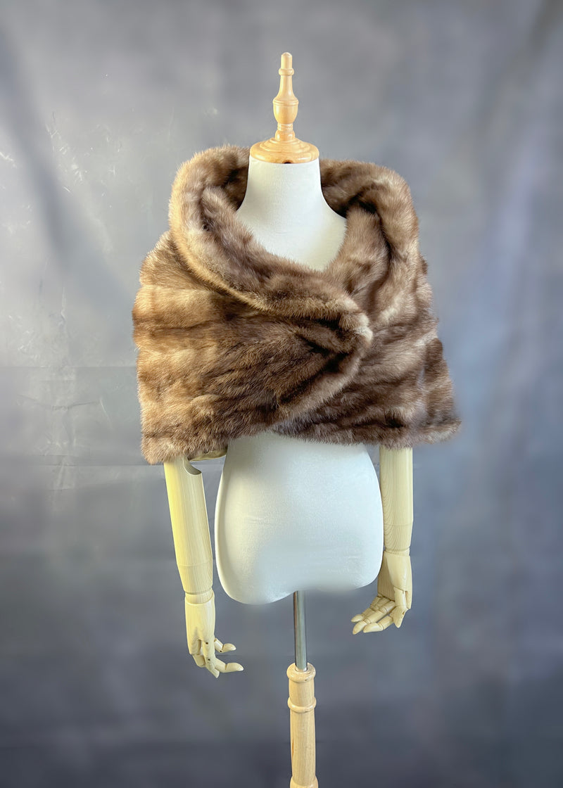 Luxury Real Mink Fur Wrap (Mink08)