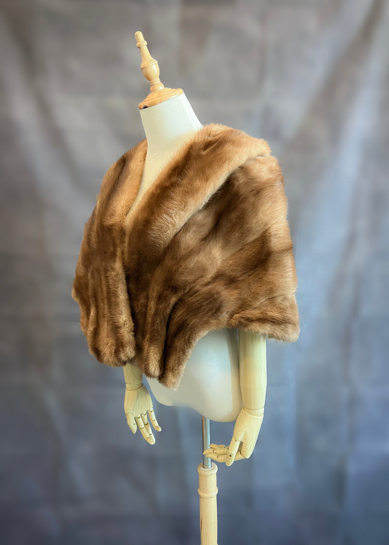 Luxury Real Mink Fur Stole (Mink10)