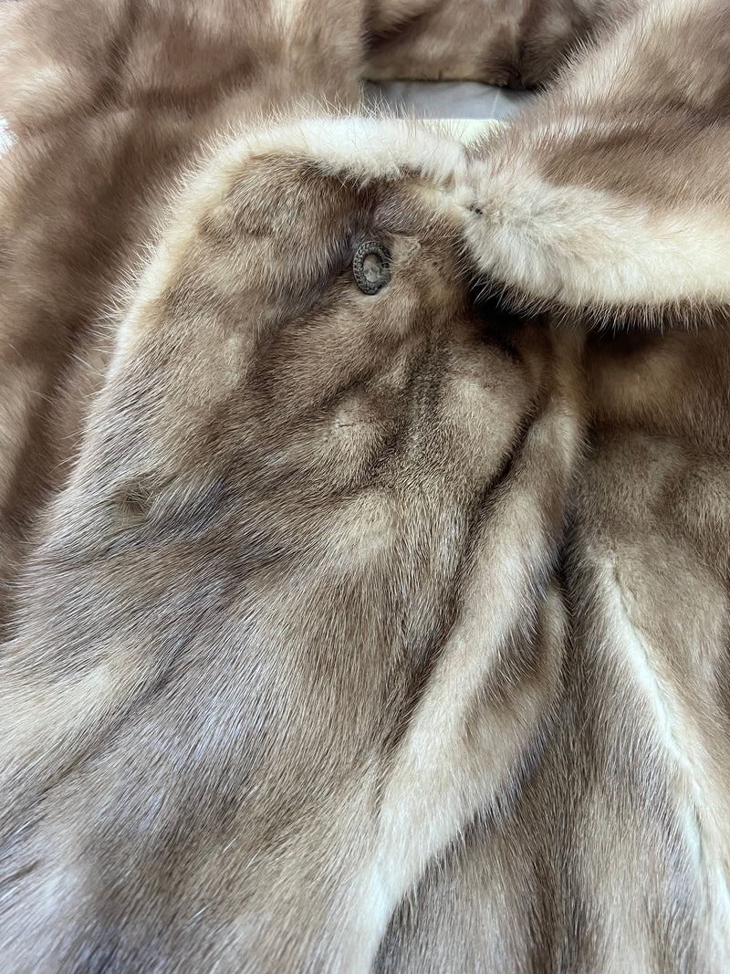 Luxury Real Mink Fur Cape (Mink14)