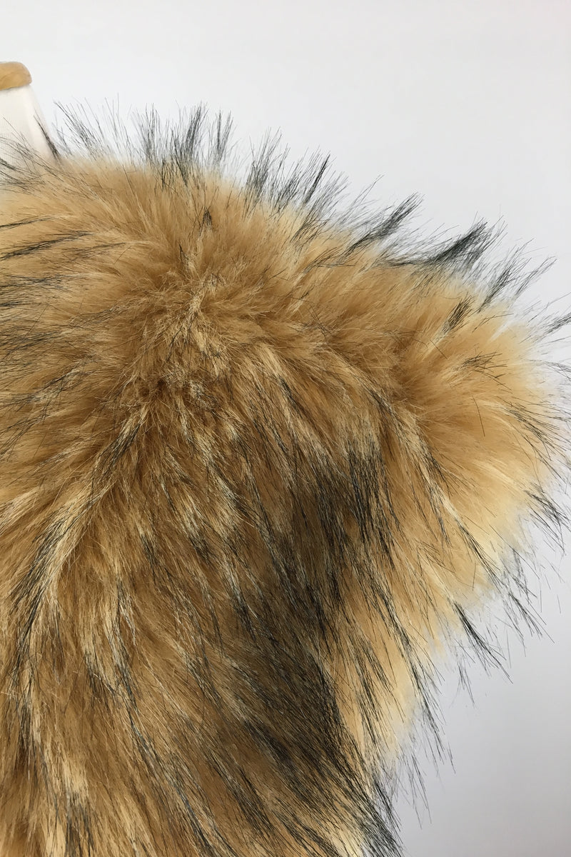 Brown Fur Shawl (Lilian LBrw02)