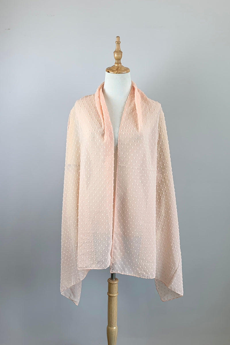 Champagne Long Scarf Cover Up (Lola Cha08)