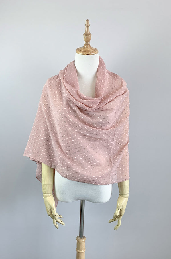 Blush / Beige Long Scarf Cover Up (Lola Blu08)